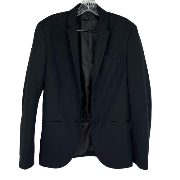 Zara Black Suit Jacket Blazer Women's Size Small - Picture 3 of 10